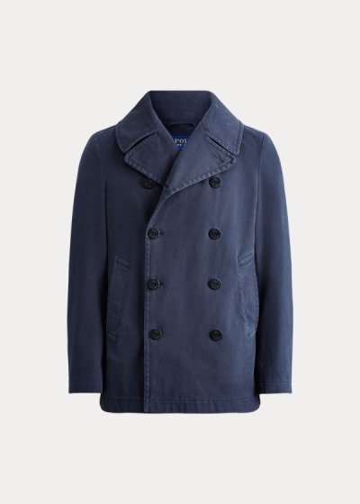 Men's Polo Ralph Lauren Garment-Dyed Peacoat | 245309UGM